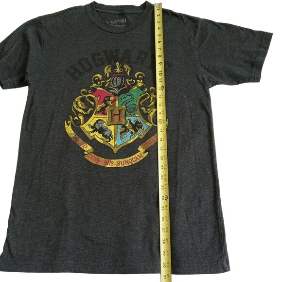 Harry Potter Hogwarts Crest T-Shirt LT - Picture 7 of 8